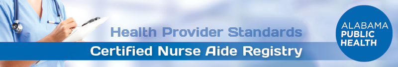 Alabama Certified Nurse Aide Registry